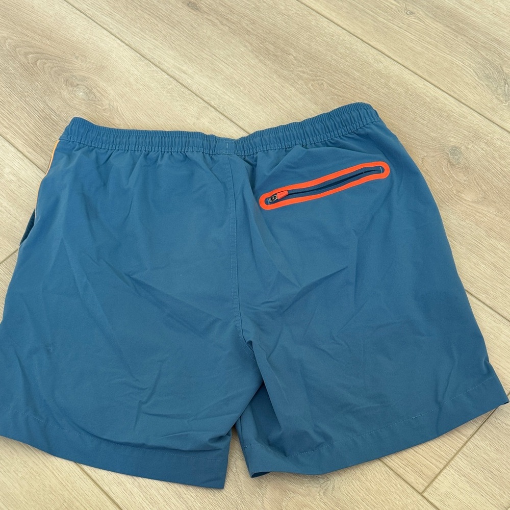 Swims Teal Swim Trunks with Orange Accents - Picture 3 of 5